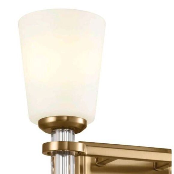 Kichler Lighting 55146BNB Rosalind 2 Light Vanity Light Bath Bracket Brass - Picture 4 of 8